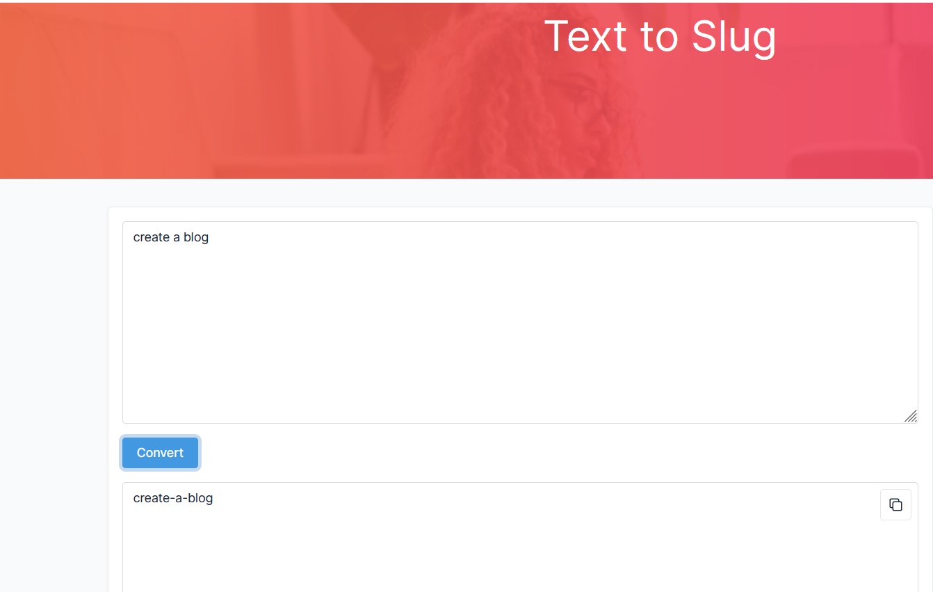 text to slug online converter